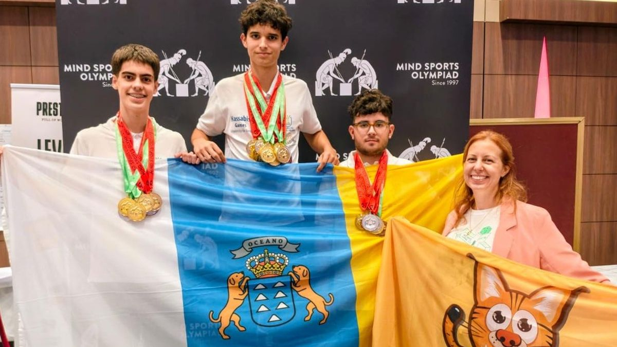 La Selección Canaria Junior de Deportes Mentales suma ya 302 medallas desde 2016