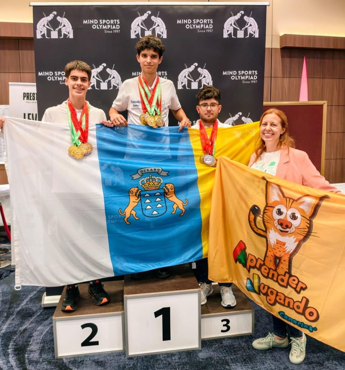 La Selección Canaria Junior de Deportes Mentales suma ya 302 medallas desde 2016.