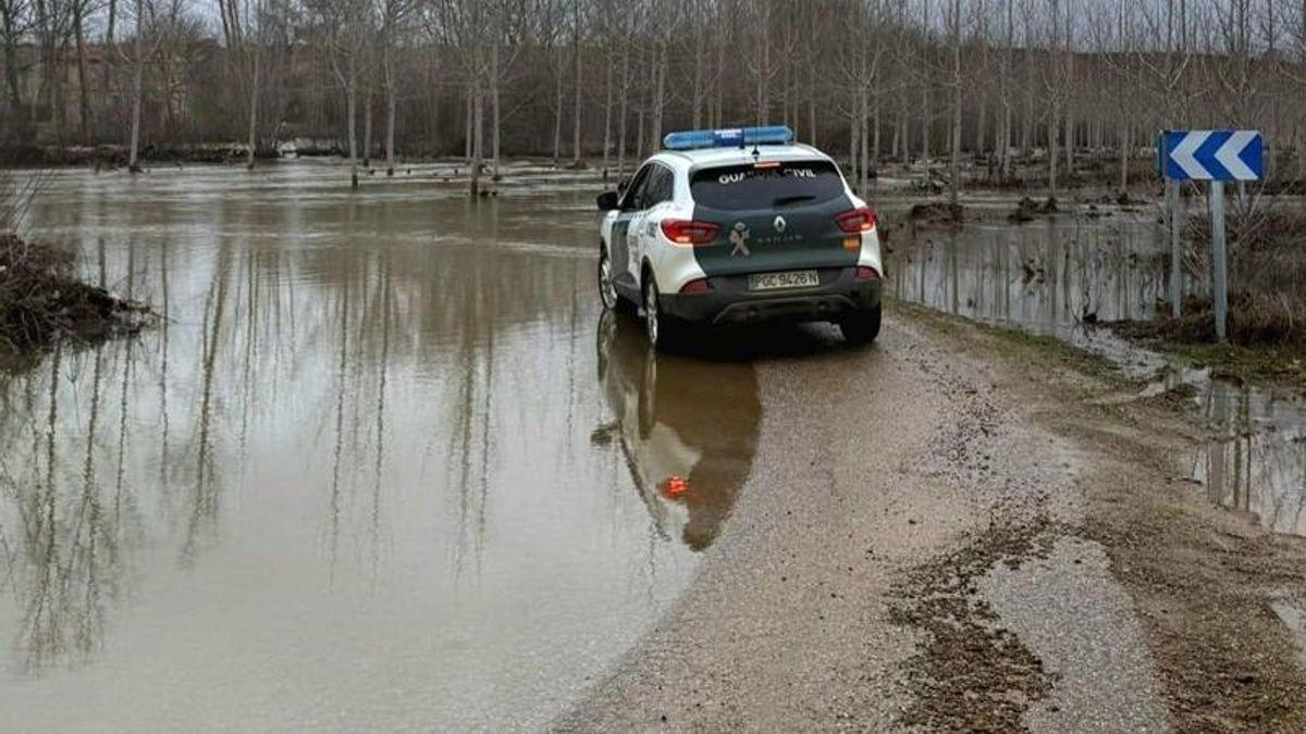 La alerta hidrológica se mantiene en los ríos Cea y Órbigo por crecidas con riesgo muy alto en Sahagún y Cebrones del Río