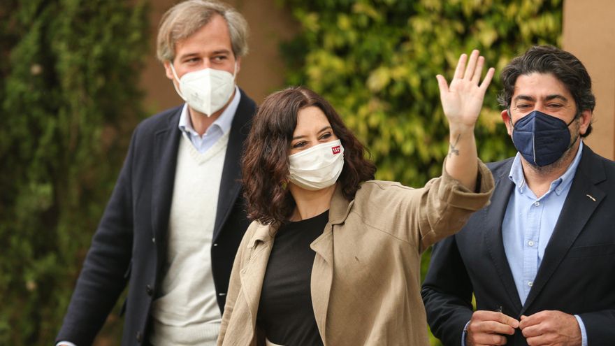 González Terol, Isabel Díaz Ayuso y David Pérez