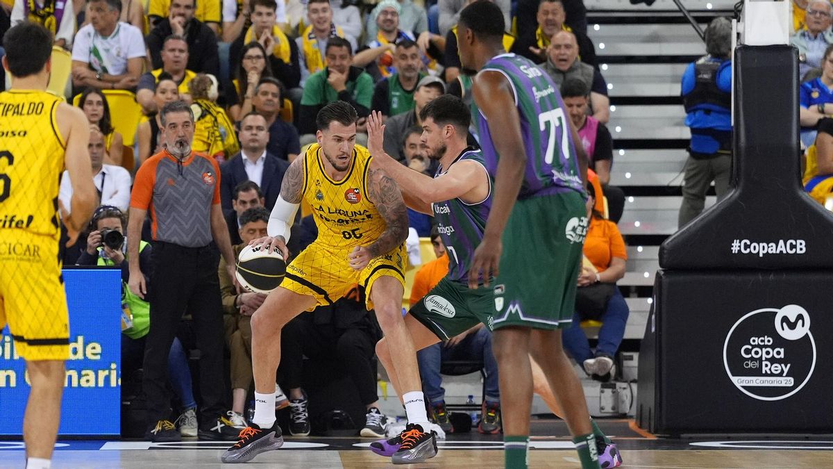Fran Fuerra en el partido ante Unicaja