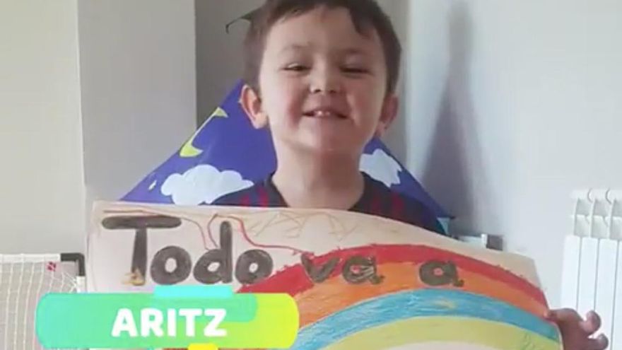 Los mensajes de esperanza de los niños logroñeses