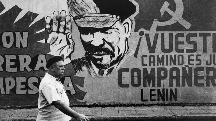 En la Fundación Mapfre de Madrid se verán algunas imágenes de Paolo Gasparini como esta, 'Compañero Lenin', tomada en La Habana, 1963