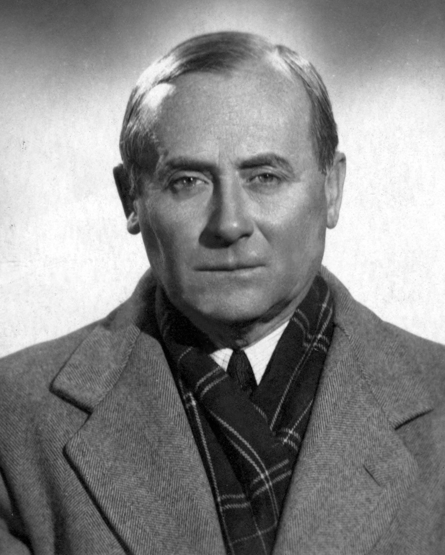 Año 1954. Retrato del artista catalán Joan Miró.