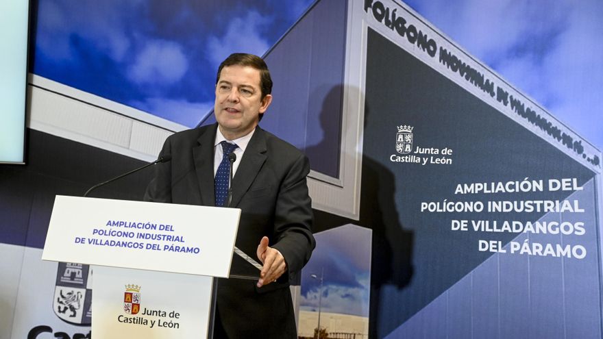 Mañueco 'bendice' la ampliación del polígono de Villadangos del Páramo como epicentro industrial de León