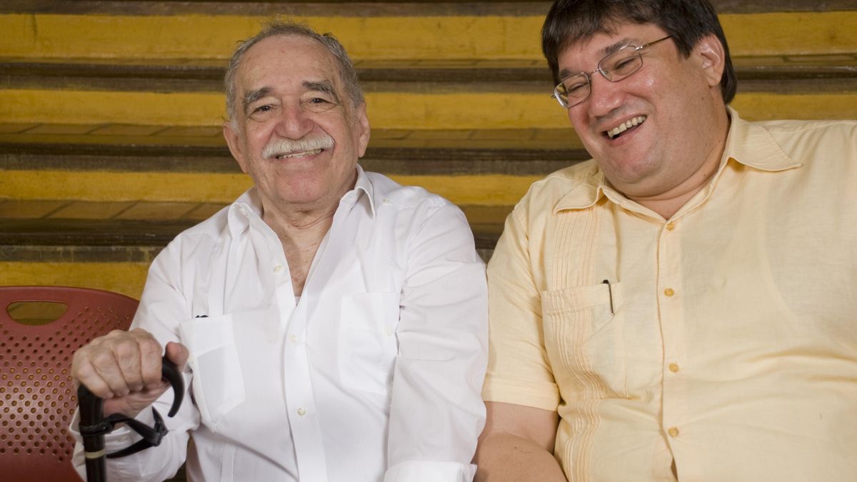 Jaime Abello junto a Gabriel García Márquez
