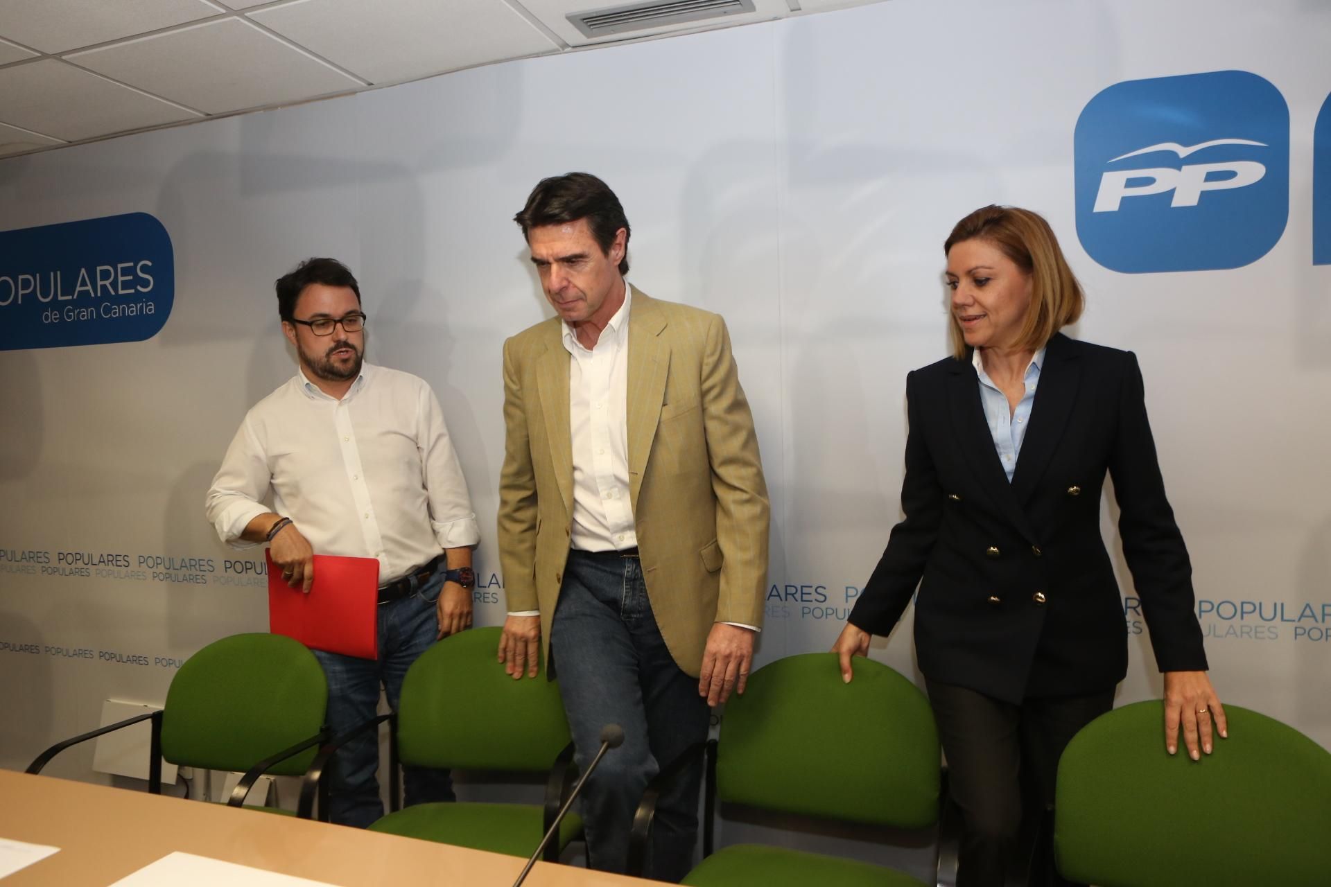 Imágenes de la sucesión de José Manuel Soria por Asier Antona.al frente del PP de Canarias. (Alejandro Ramos).