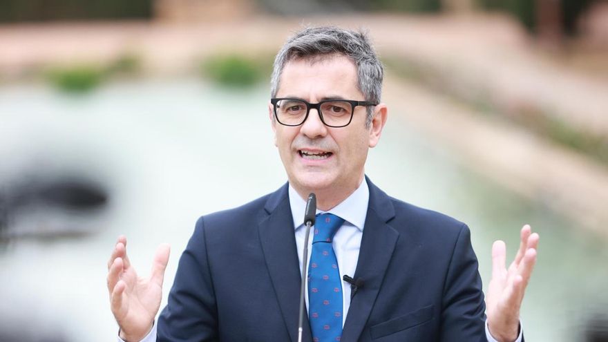 El ministro de Presidencia, Justicia y Relaciones con las Cortes Félix Bolaños este viernes en Córdoba