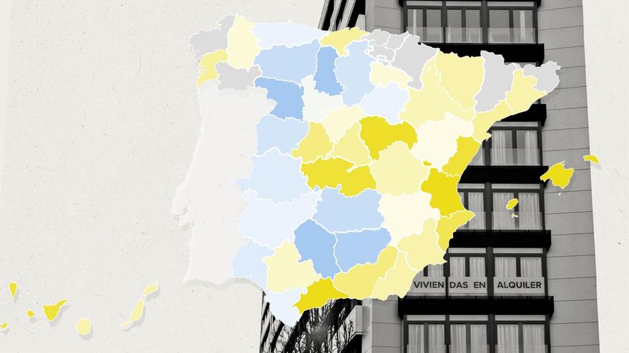 Las subidas del alquiler nos han hecho hasta un 19% más pobres en una década: el impacto, provincia por provincia