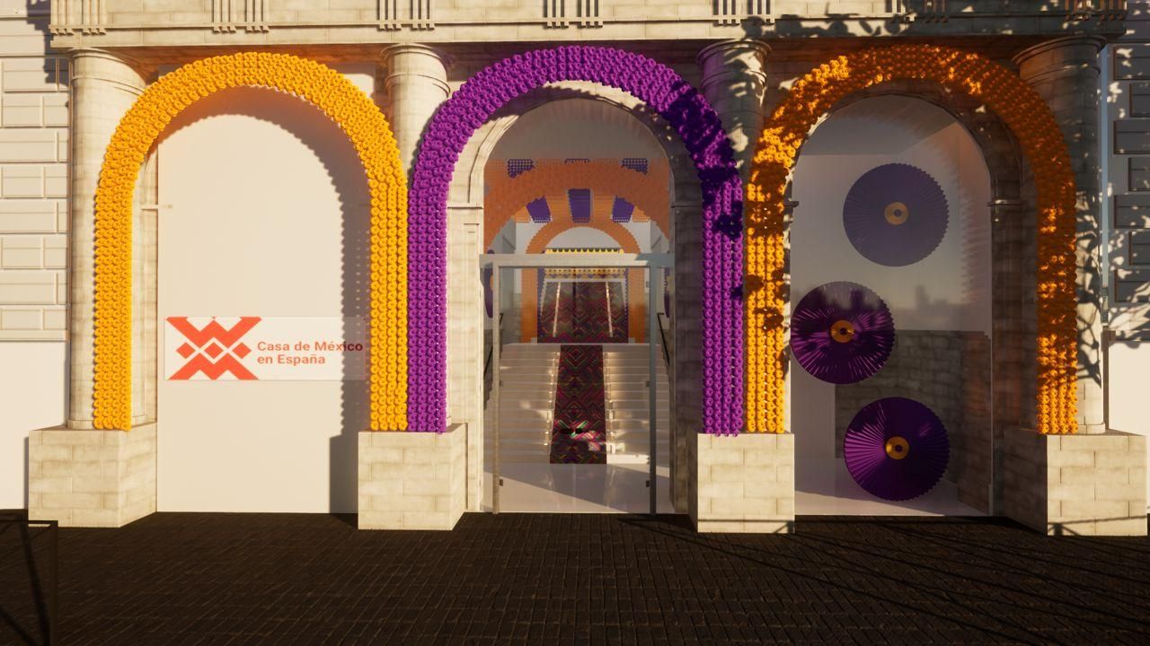 Altar de Muertos Casa México 2021 - entrada