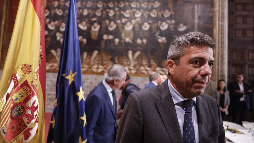 El presidente de la Generalitat Valenciana, Carlos Mazón