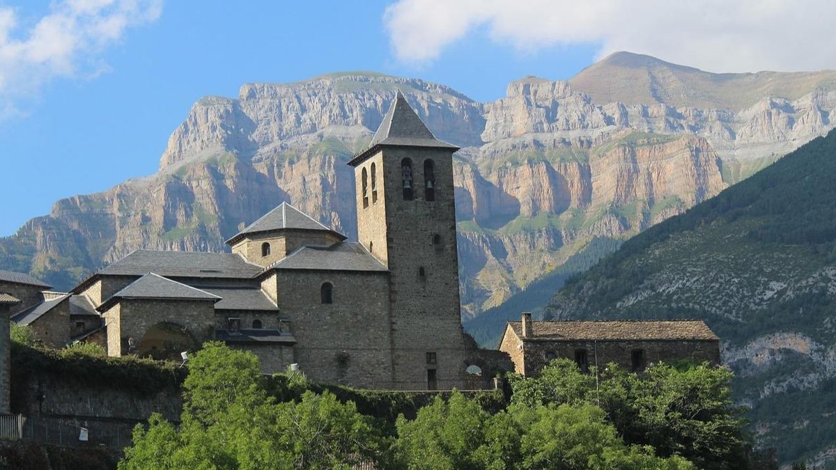 Torla, a las puertas del Parque Nacional de Ordesa y Monte Perdido.