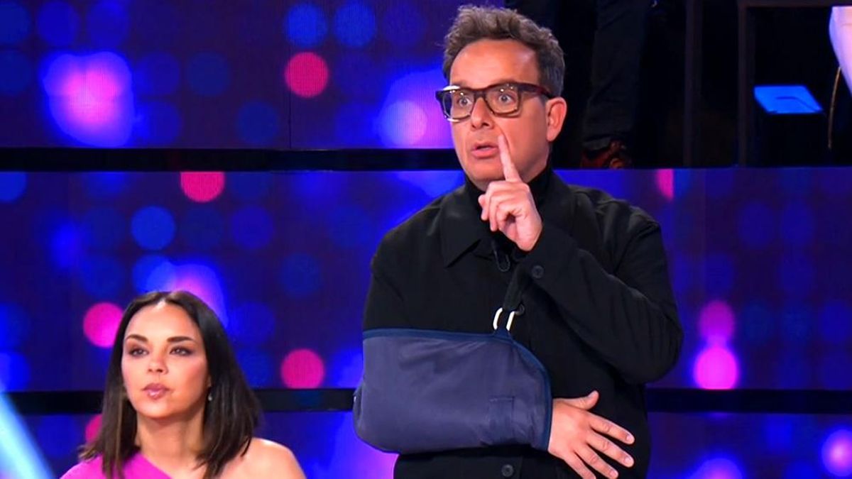 Àngell Llàcer, en el plató de 'TCMS'