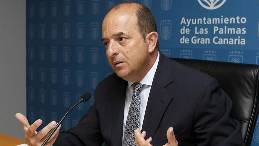 El portavoz del PP en Las Palmas de Gran Canaria, Juan José Cardona. EFE/Elvira Urquijo A.
