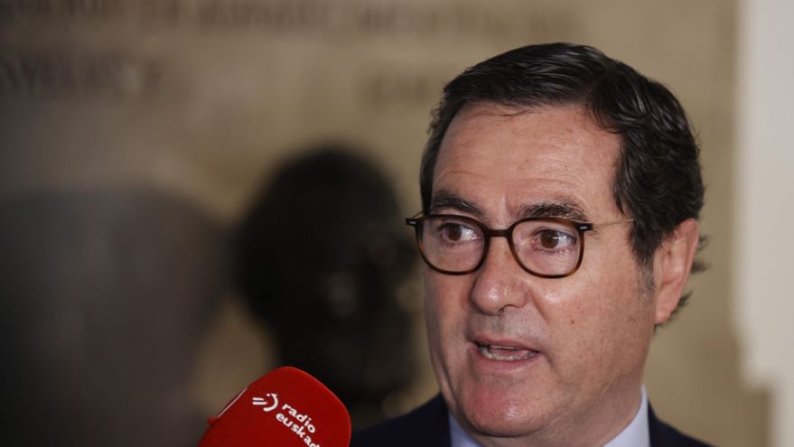 El presidente de la patronal CEOE, Antonio Garamendi, en una fotografía del pasado lunes. EFE/LUIS TEJIDO