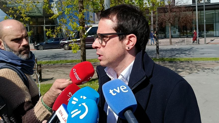 El líder de EH Bildu en el Parlamento Vasco, pello Otxandiano