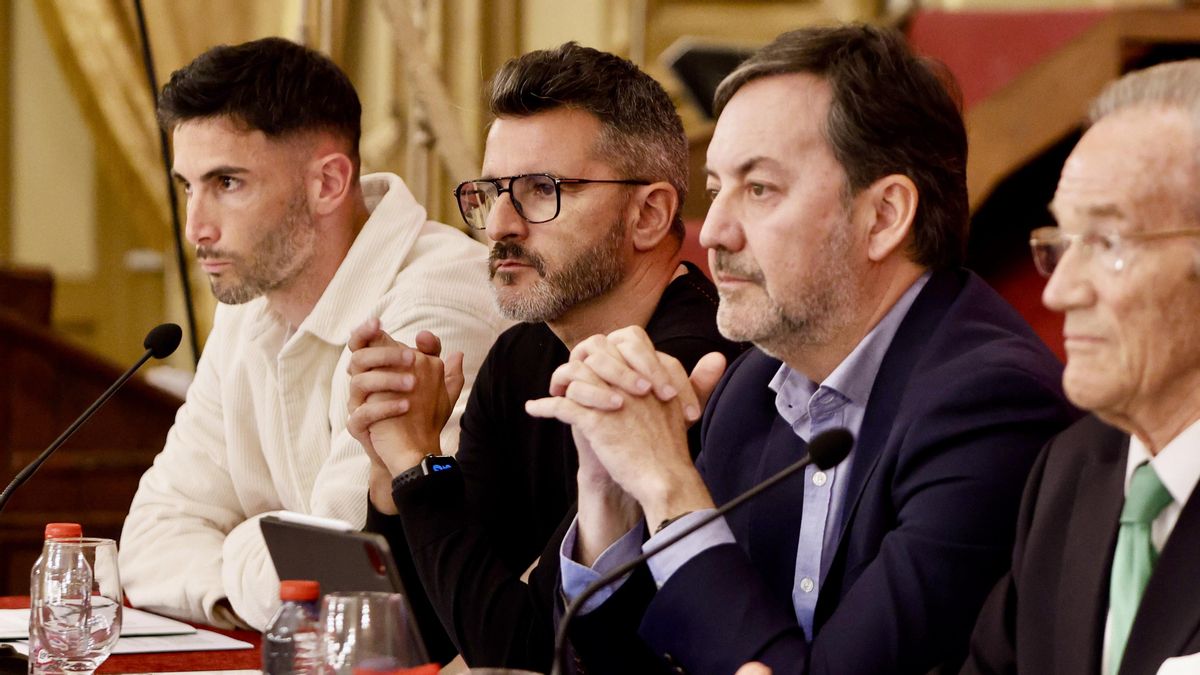 Antonio Fernández Monterrubio, junto a Iván Ania y Albarrán en el Círculo de la Amistad