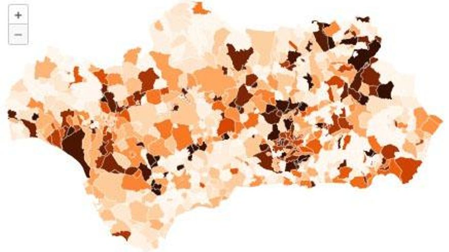 Andalucía suma 1.899 casos Covid y 14 muertes y sube su tasa a 225, casi 45 puntos más que hace una semana