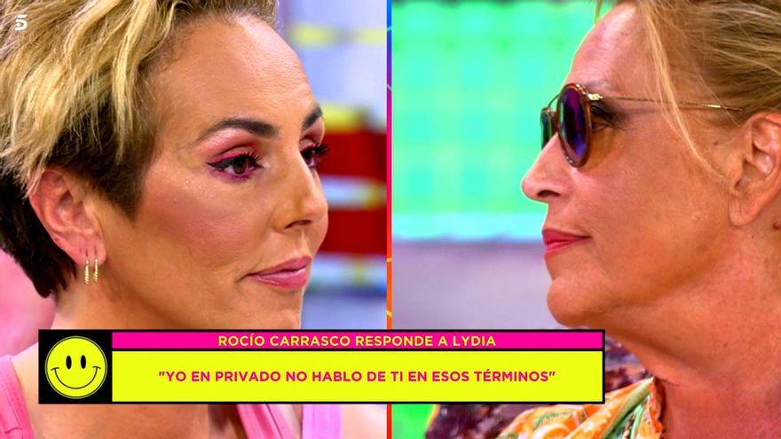Rocío Carrasco y Lydia Lozano en 'Sálvame' este miércoles 29 de junio