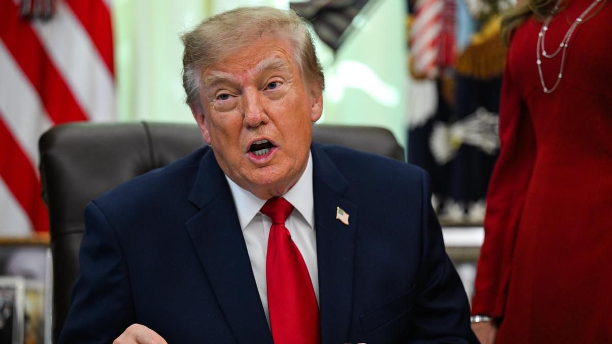 El presidente de EE.UU., Donald Trump. EFE/EPA/Annabelle Gordon / POOL