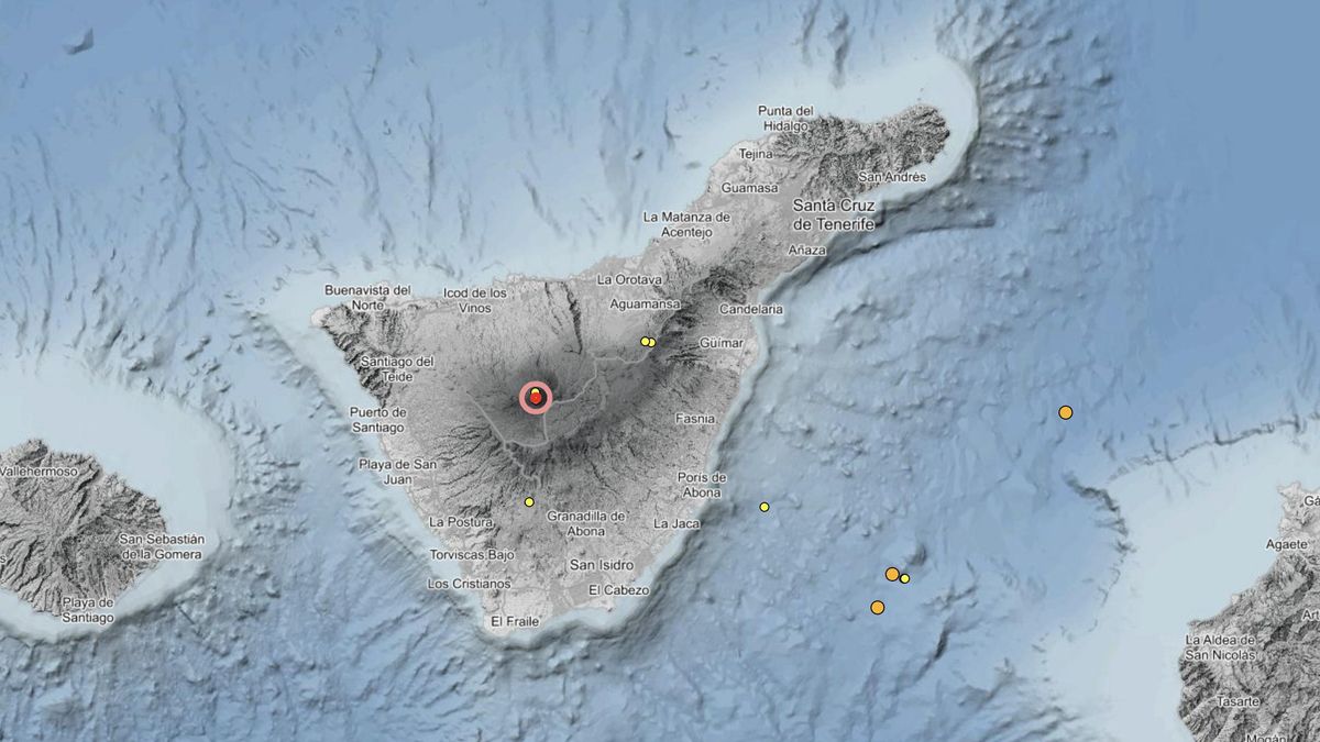 Terremotos en Canarias en los últimos tres días.
