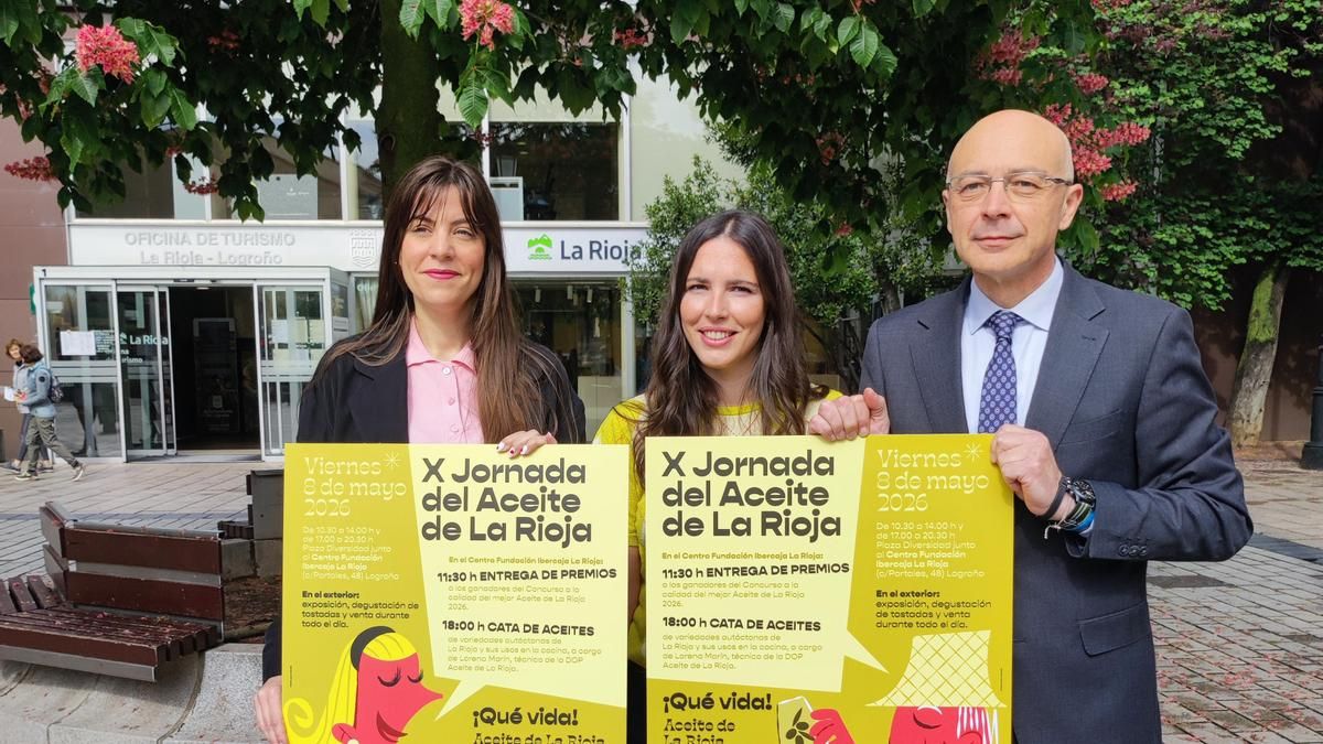La X Jornada del Aceite de La Rioja será el 8 de mayo con degustaciones y concurso de calidad