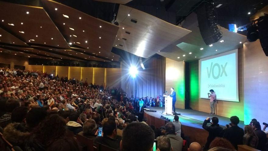 Mitin electoral de Vox en Toledo
