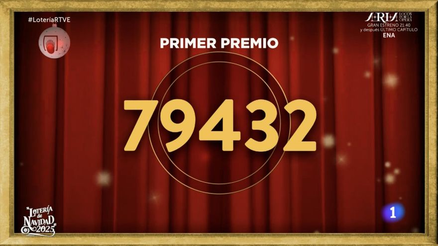 El Gordo de la Lotería de Navidad ha caído en el número 79432