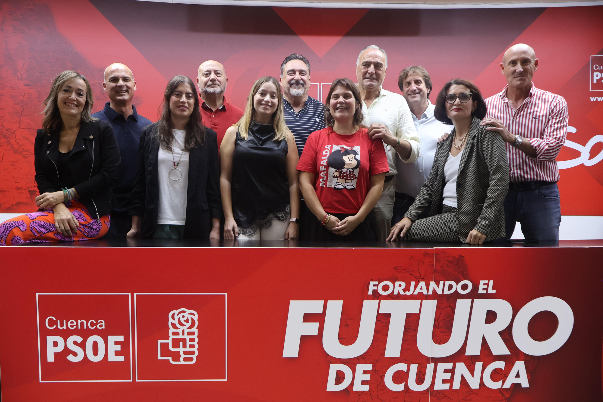 Integrantes de las candidaturas del PSOE de Cuenca al Congreso y al Senado para el 29N
