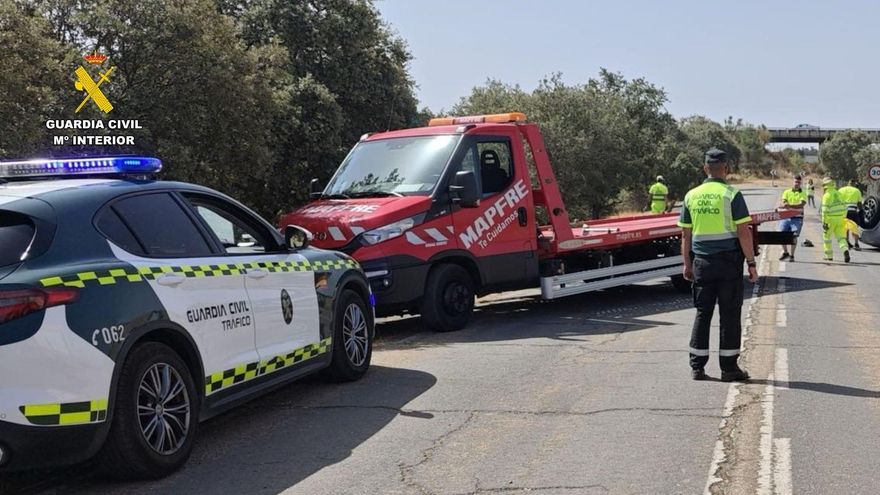 Muere una niña de 10 años en un accidente de tráfico en la A-5 a su paso por la provincia de Cáceres