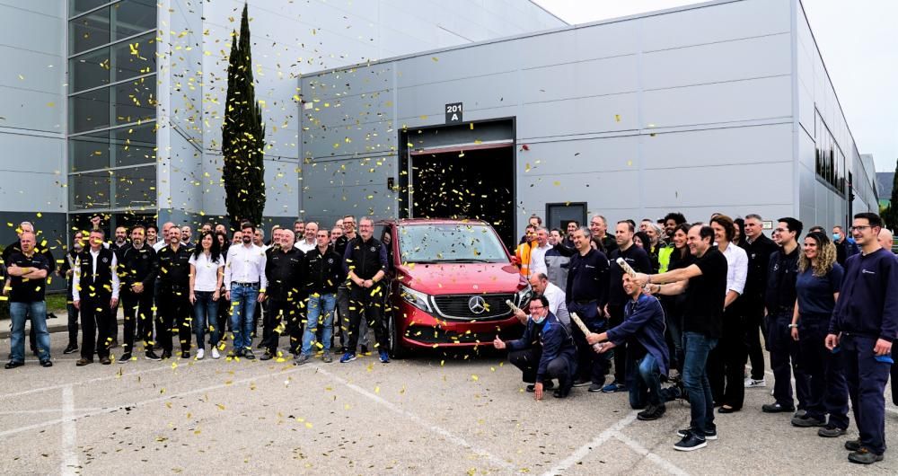La celebración de la millonésima furgoneta Vito de tercera generación o Clase V fabricada en Vitoria