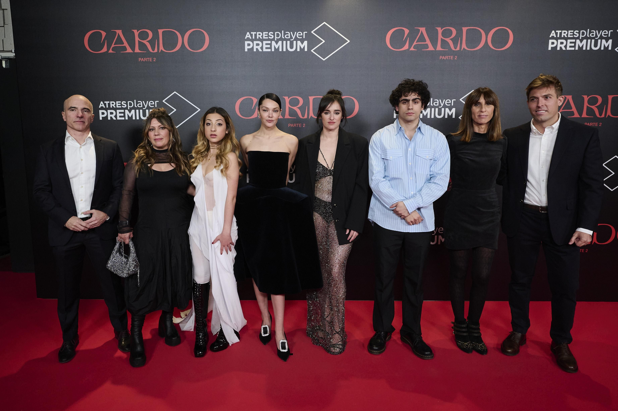 El equipo en la première de 'Cardo 2'