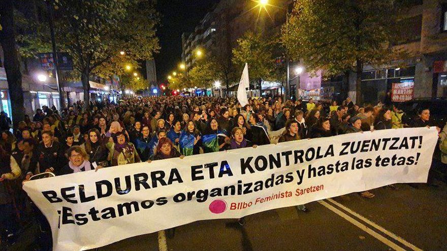 Manifestación del 25N en Bilbao