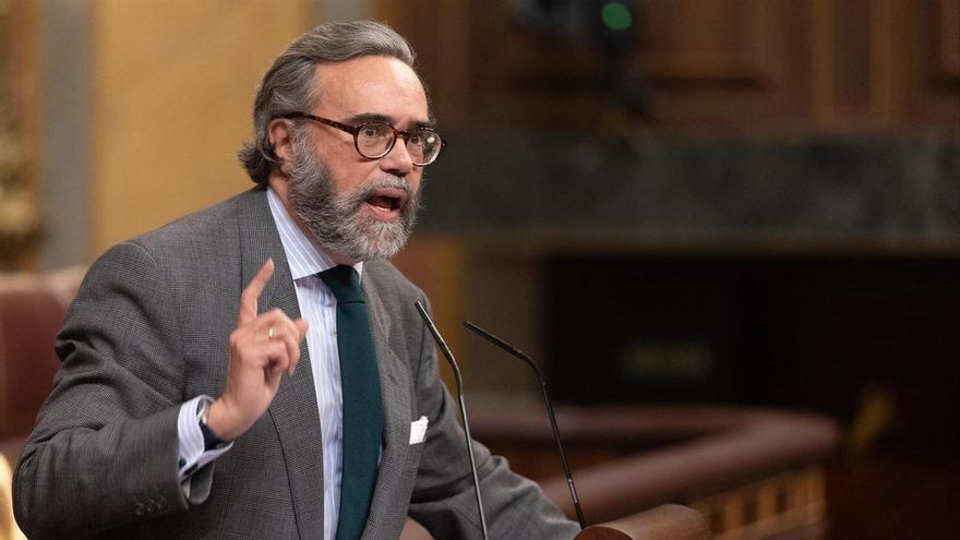 El diputado del Vox José María Sánchez García, interviene durante un pleno del Congreso de los Diputados, a 28 de octubre de 2025, en Madrid (España). Eduardo Parra / Europa Press