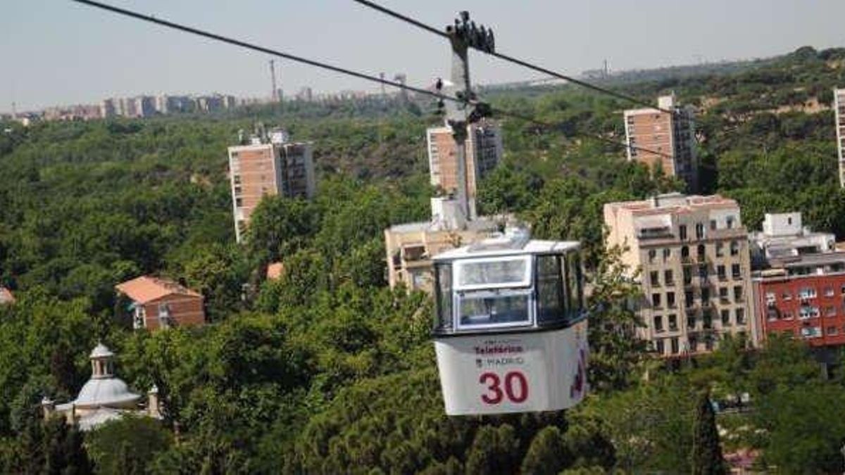 Teleférico de Madrid después de la renovación de Manuela Carmena