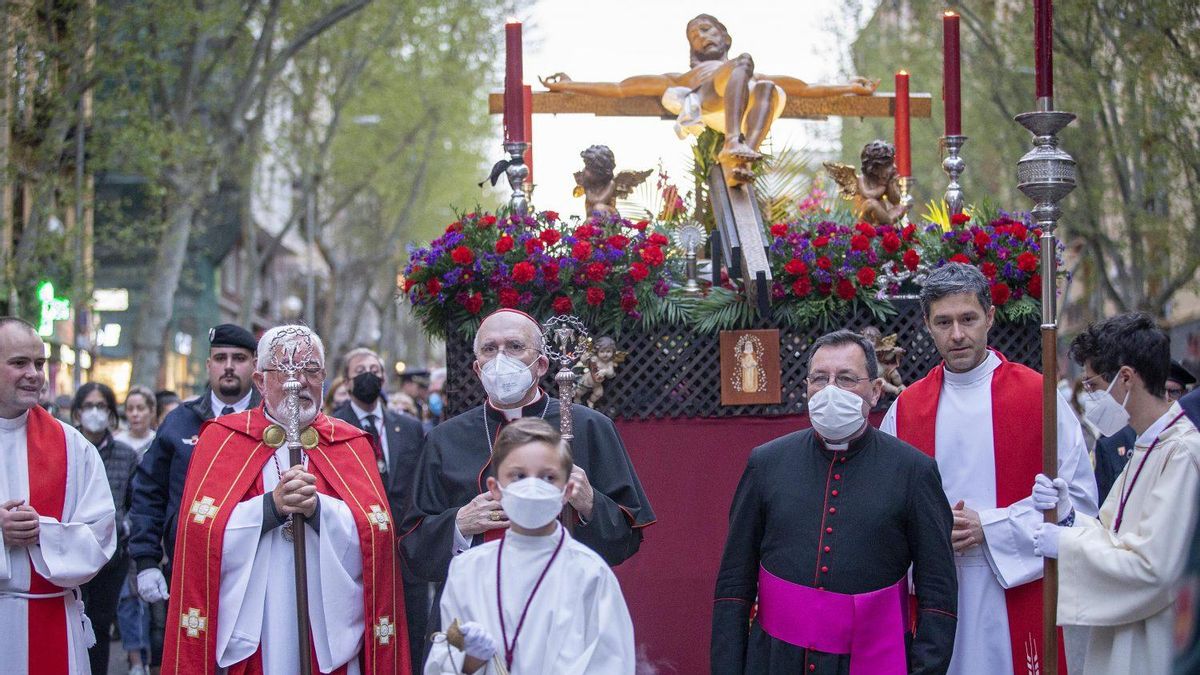 Procesión de Lunes Santo 2026 en Madrid: el Cristo del Camino y María Madre de las Delicias