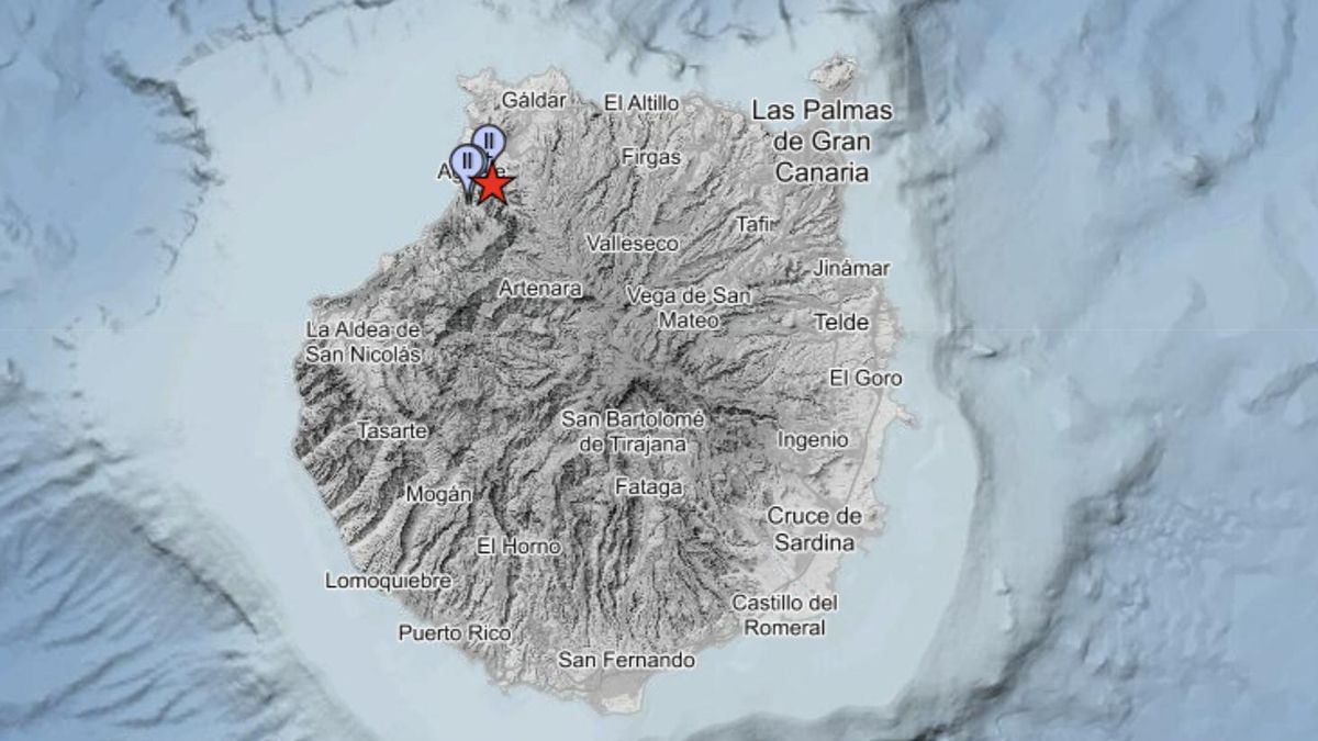 Un nuevo terremoto de 2,8 sacude Agaete y es sentido por la población