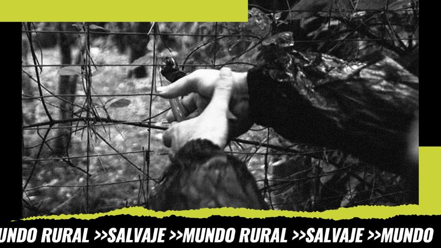 Foto de la revista Salvaje, de una jornada por recuperar los caminos públicos