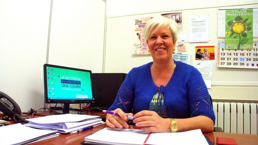 La presidenta de Aguas de Torrelavega, Blanca Rosa Gómez Morante.