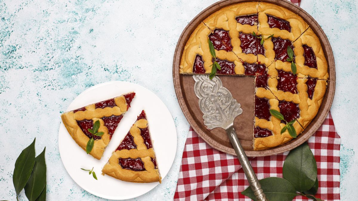 Tarta de confitura de higo