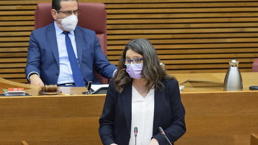 Mónica Oltra, al PP: "Los niños vulnerables no son más que un instrumento en su batalla para desgastar al Gobierno"