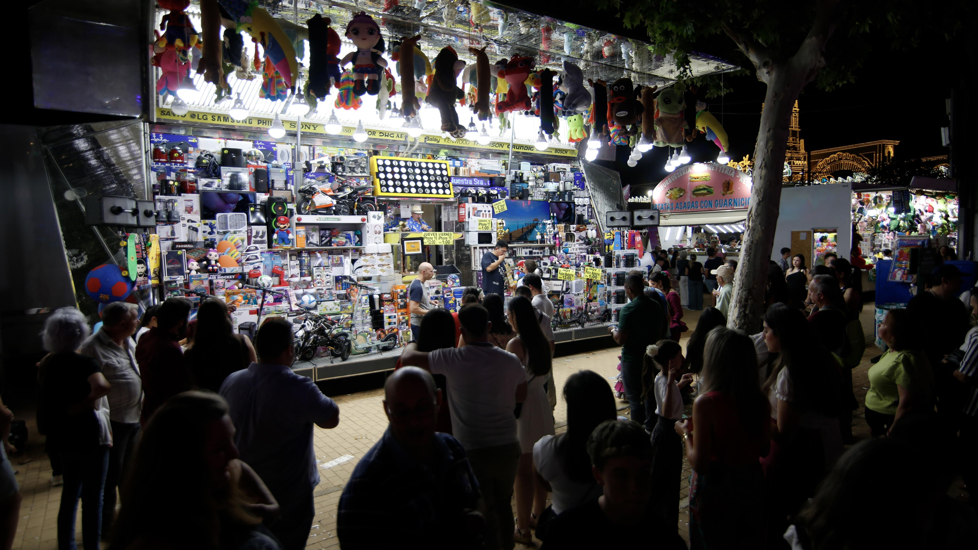Comienzo de la feria 2026 y fuegos artificiales