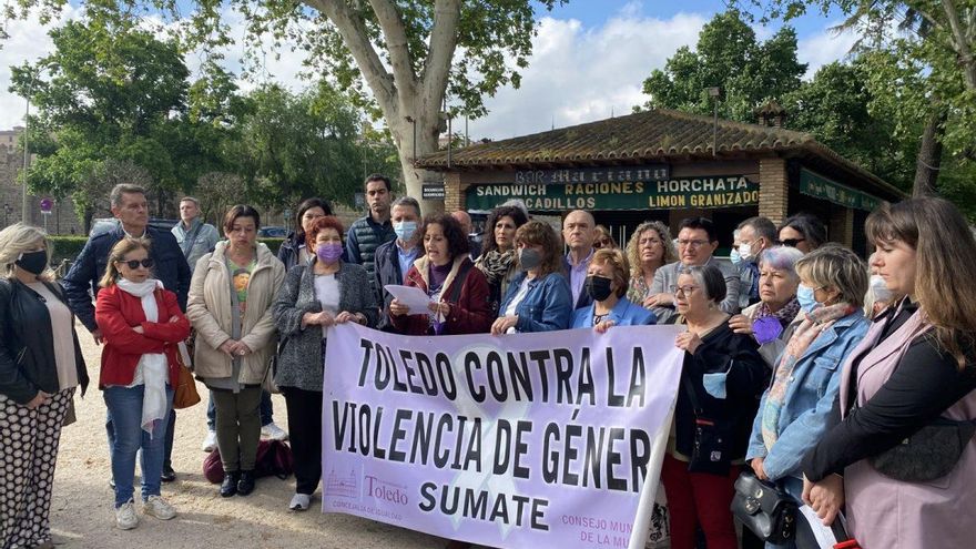 Concentración contra la violencia machista en Toledo