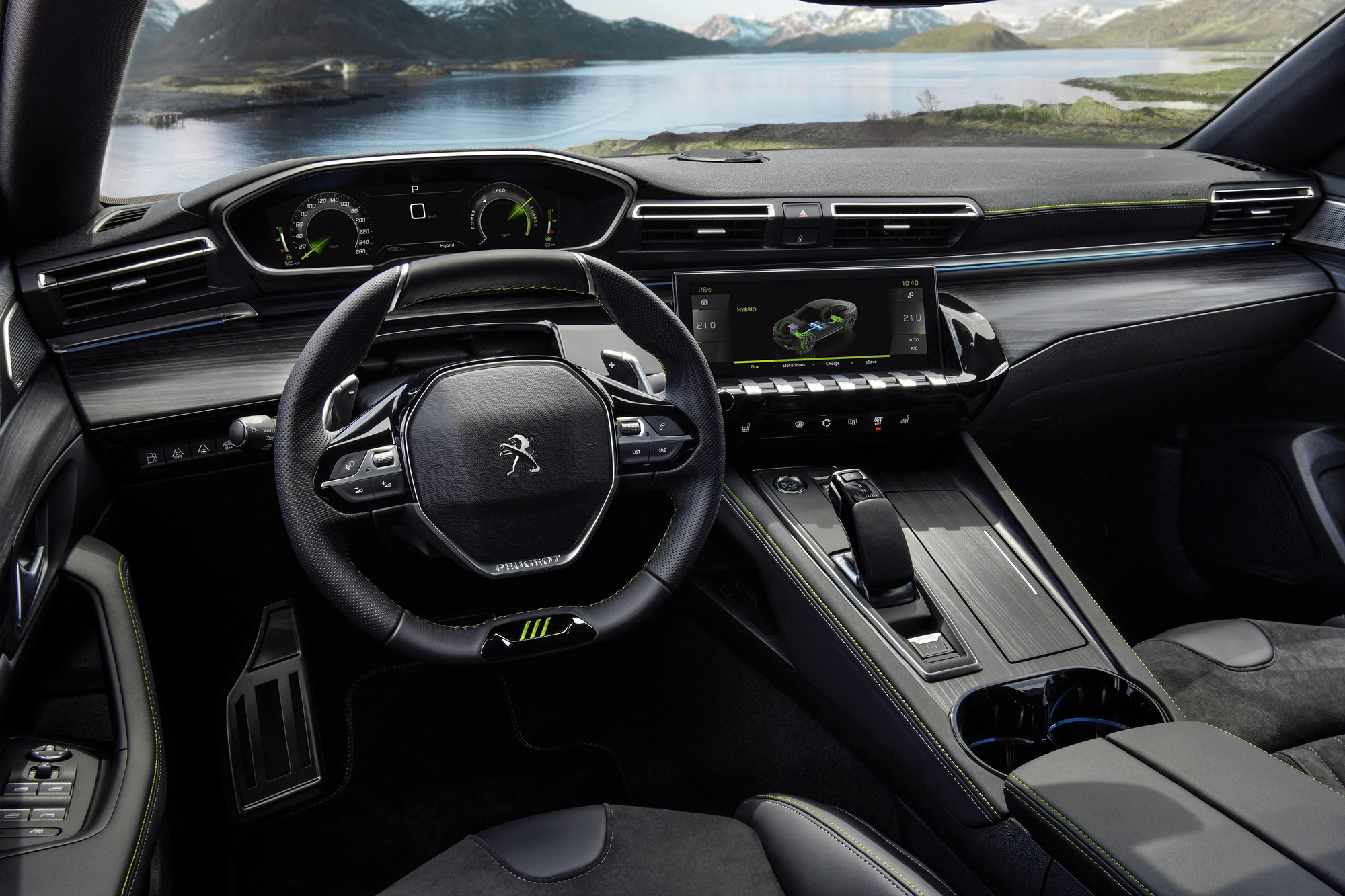 Interior del Peugeot 508 PSE