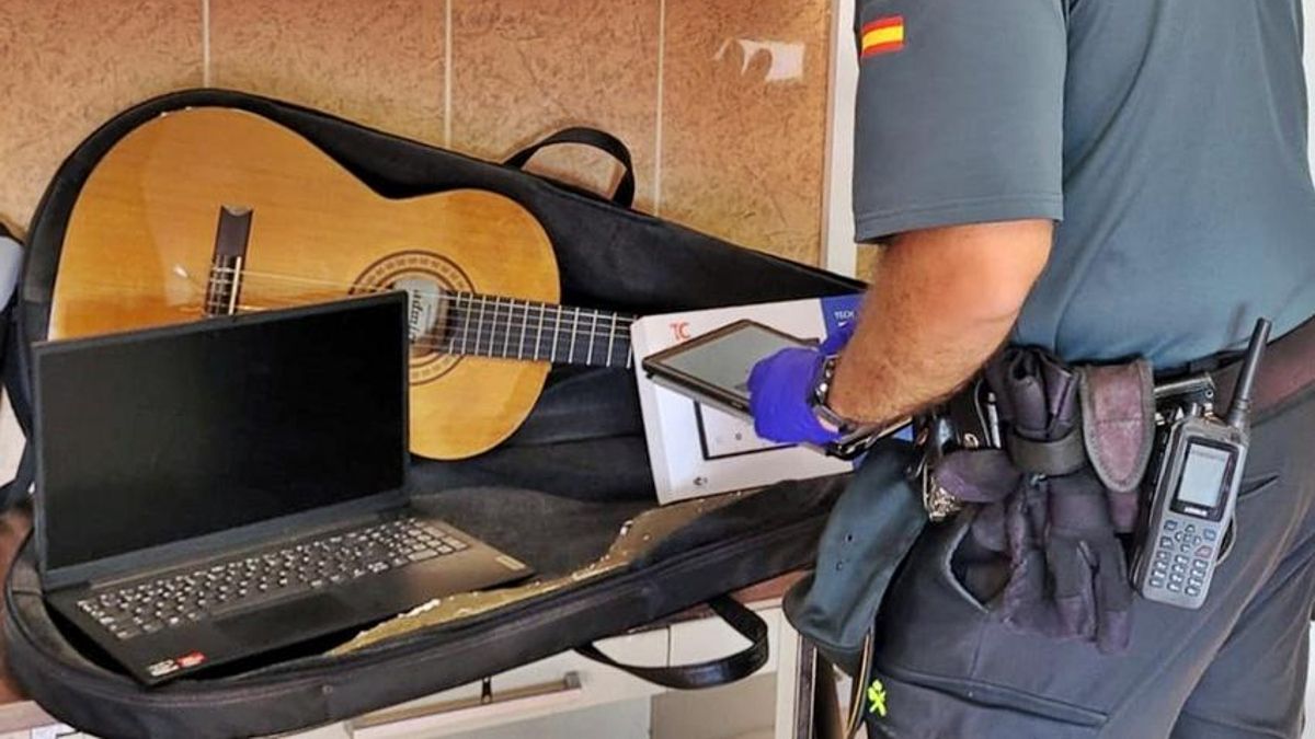 Objetos recuperados por la Guardia Civil
