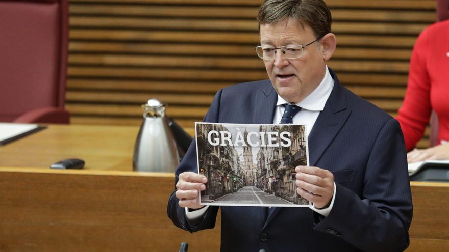 Ximo Puig: "La pandèmia hauria sigut més greu sense partir d'aqueixa situació de major fortalesa aconseguida amb cinc anys de treball"