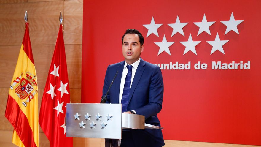 El vicepresidente de la Comunidad de Madrid, consejero de Deportes, Transparencia y portavoz del Gobierno regional, Ignacio Aguado