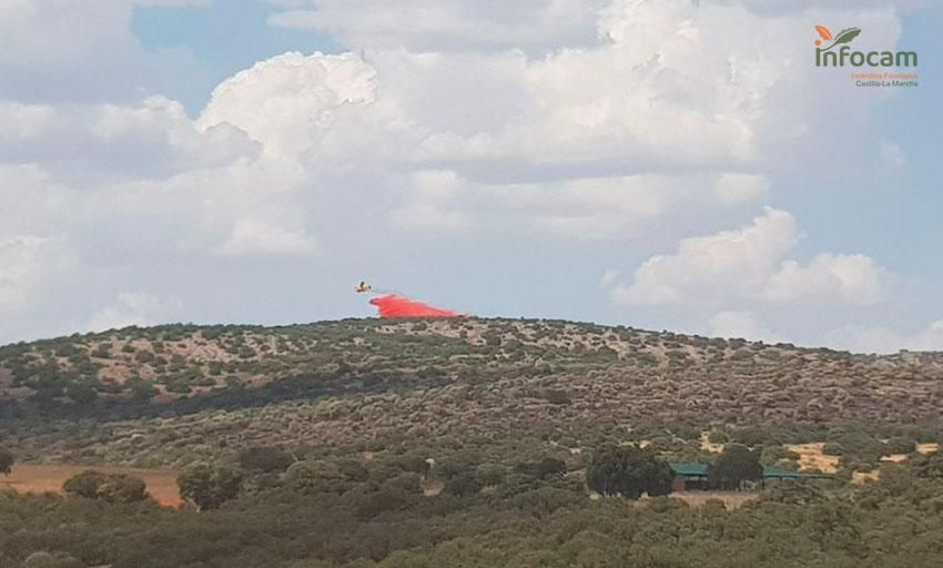 Incendio en Corral de Calatrava, 2021