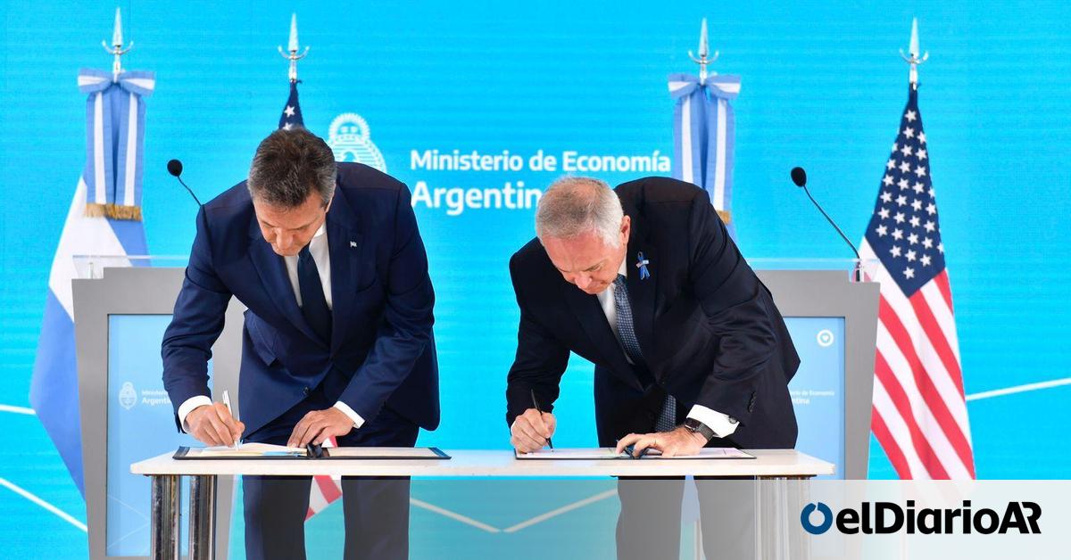 Blanqueo de capitales: Massa firmó un acuerdo con Estados Unidos