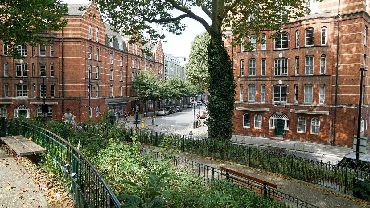 Maravilla en ladrillo en Arnold Circus.
